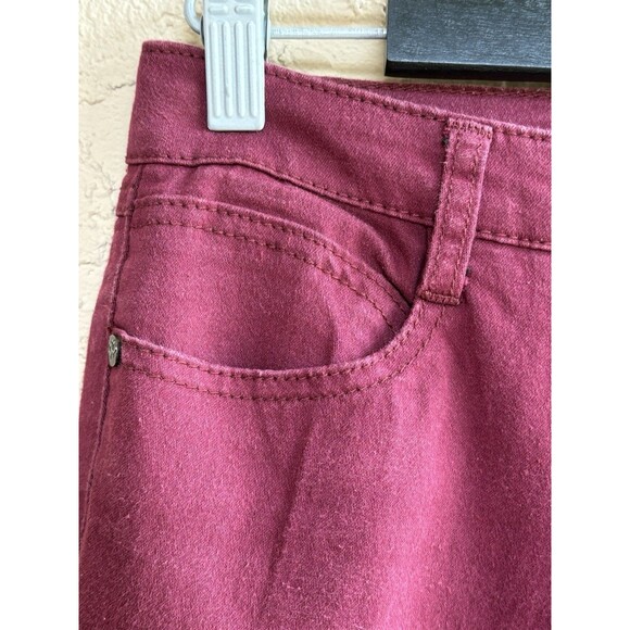 Boom-Boom Women’s Maroon/Rust Jeans Size 7 Waist 32 L 38 Skinny Mid-rise - Picture 8 of 8